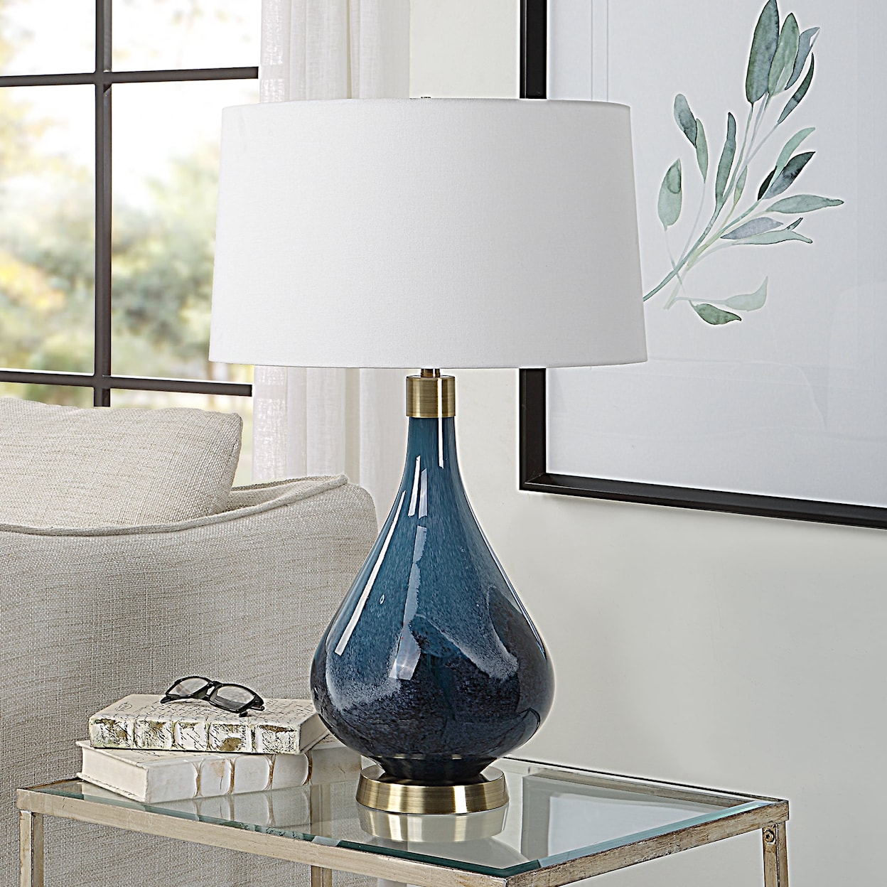 Uttermost Riviera Riviera Art Glass Table Lamp