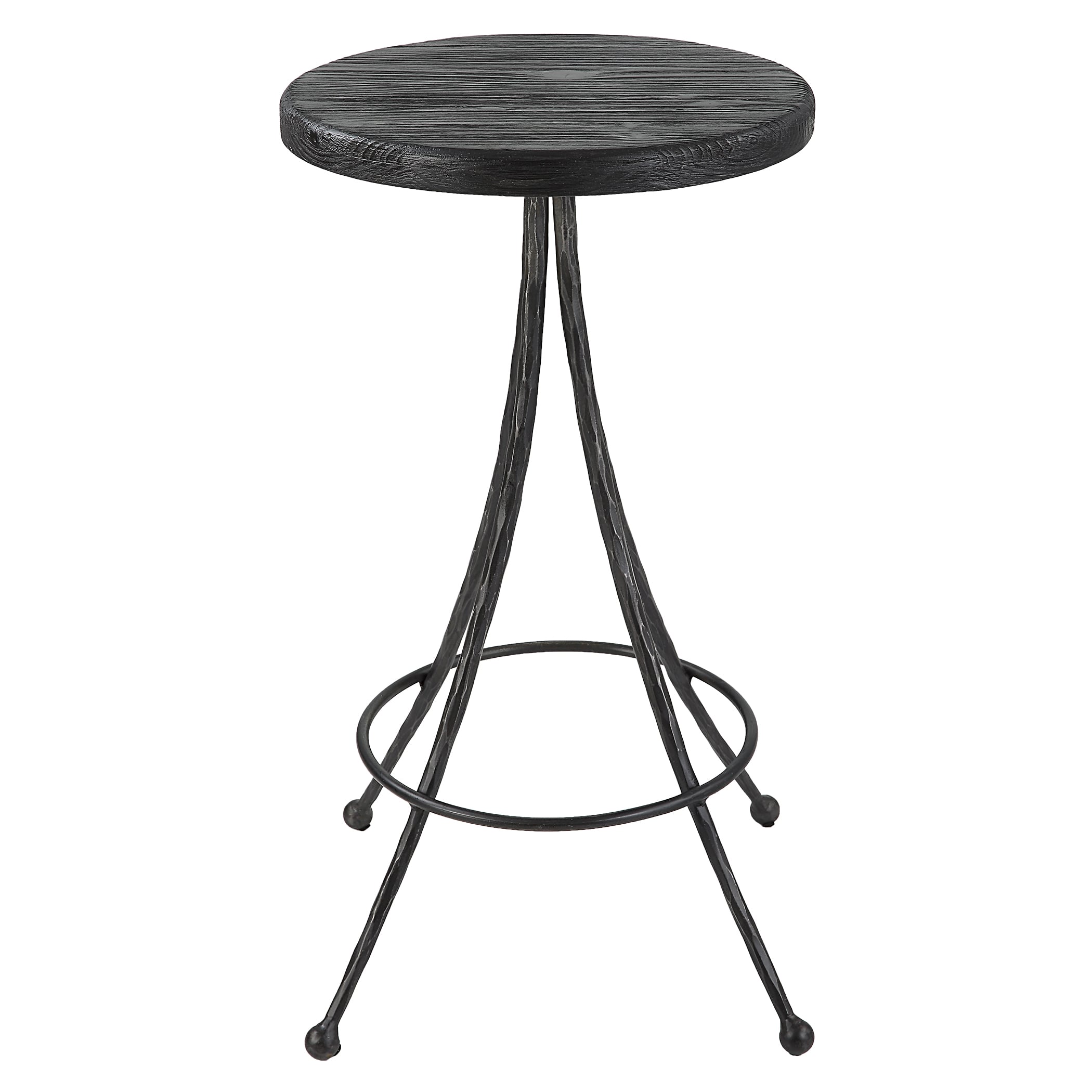 Sona Black Counter Stool
