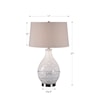 Uttermost Table Lamps Camellia Glossed White Table Lamp