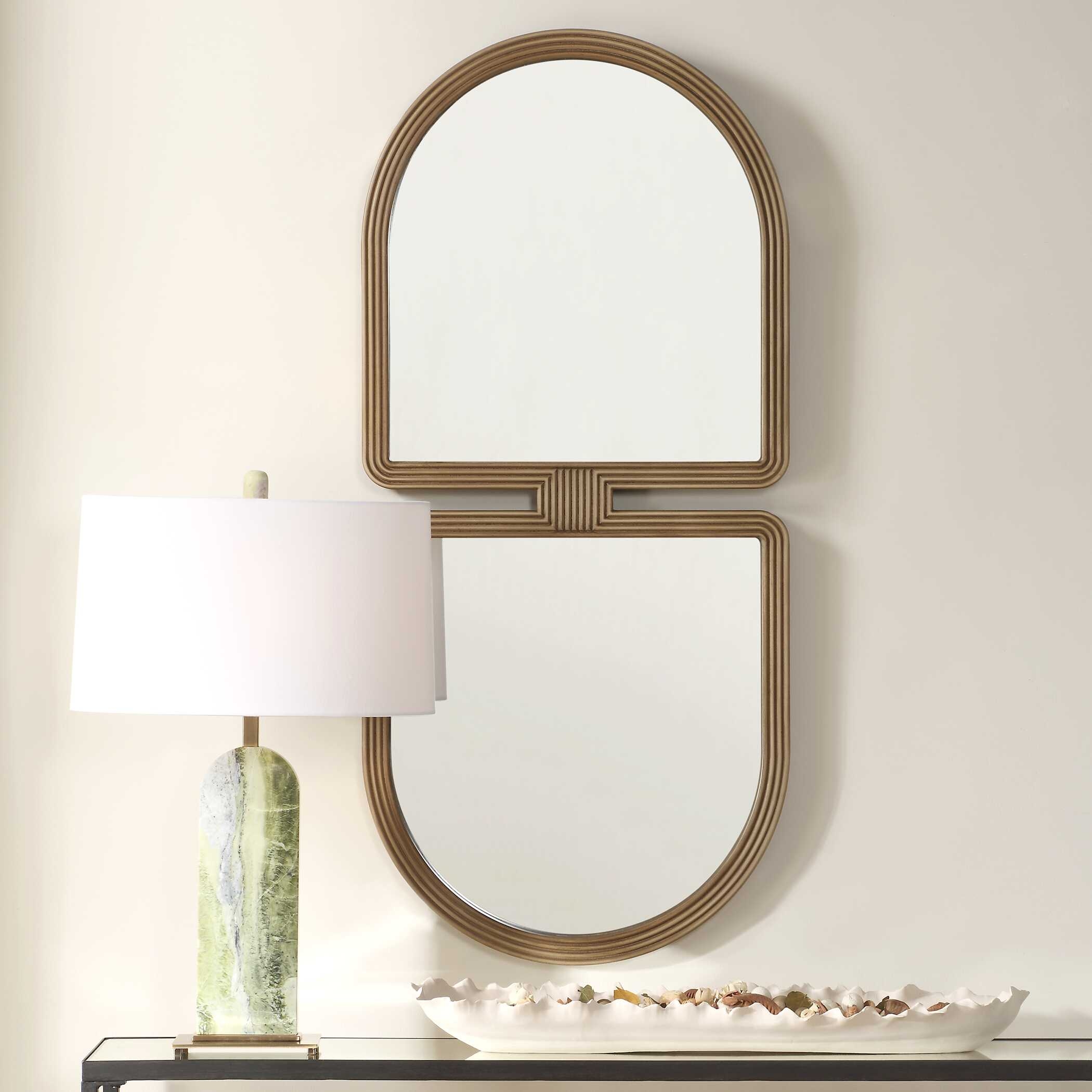 Jacques Art Deco Gold Mirror