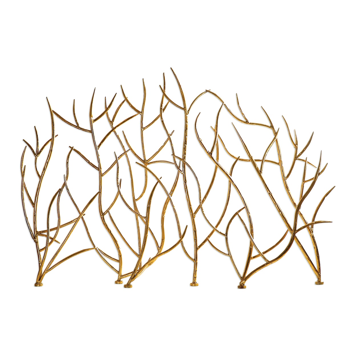 Uttermost Accessories Gold Branches Decorative Fireplace Screen