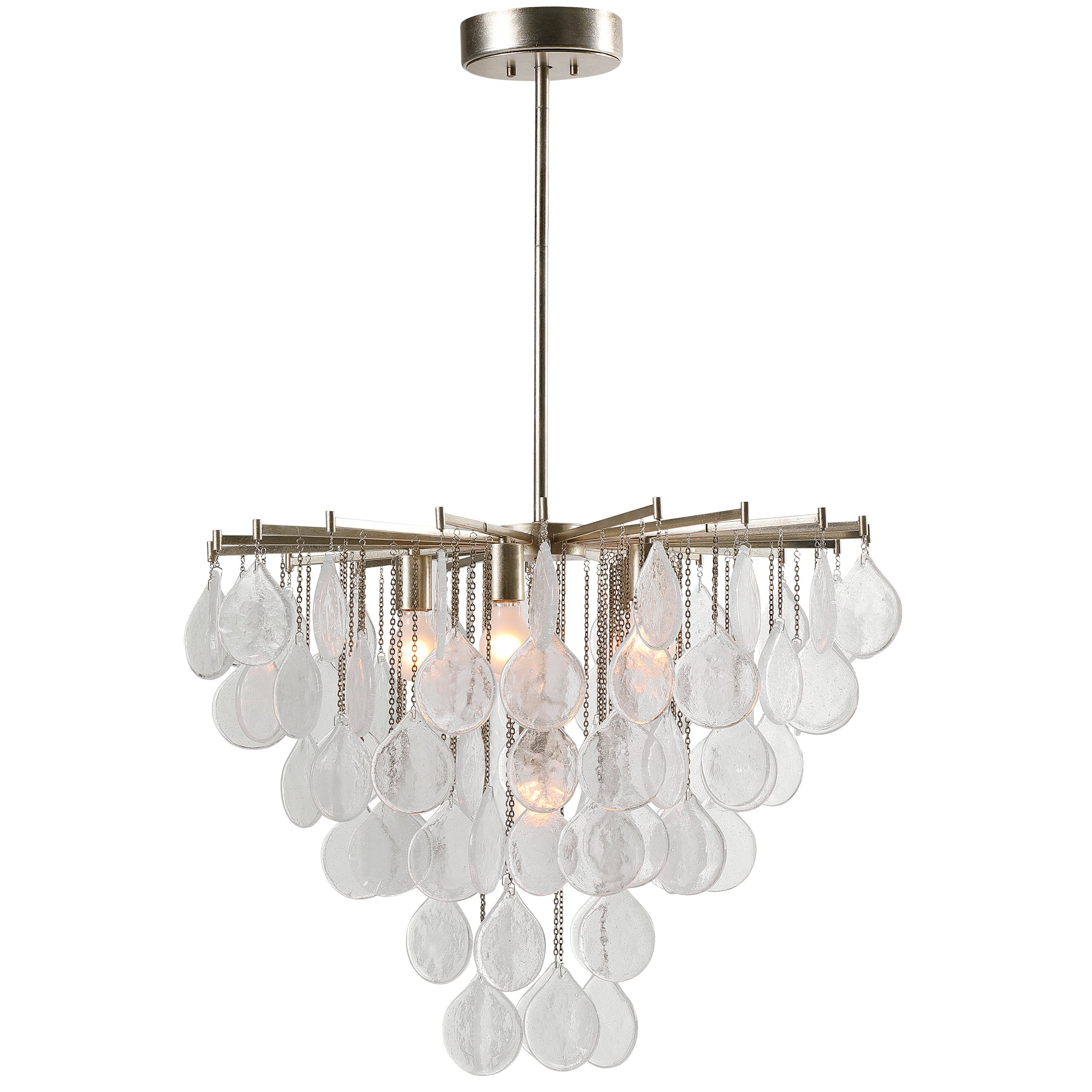 Uttermost Lighting Fixtures - Pendant Lights Goccia 6 Light Tear Drop Glass Pendant