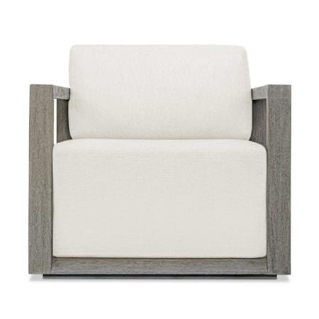 Remsen Outdoor Gray Lounge Chair
