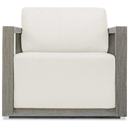 Remsen Outdoor Gray Lounge Chair