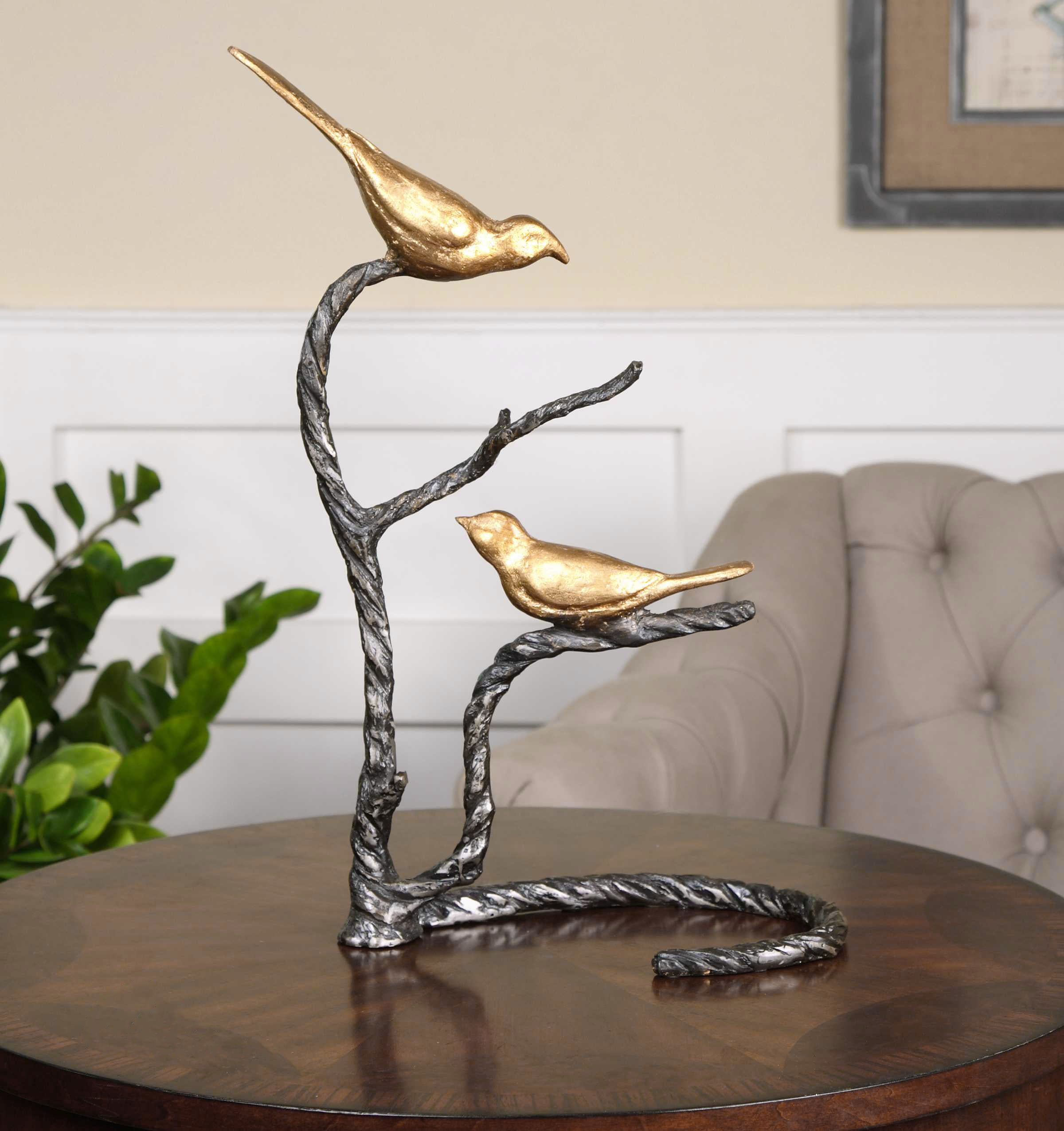 Uttermost Accessories - Statues and Figurines Birds on a Limb Sculpture