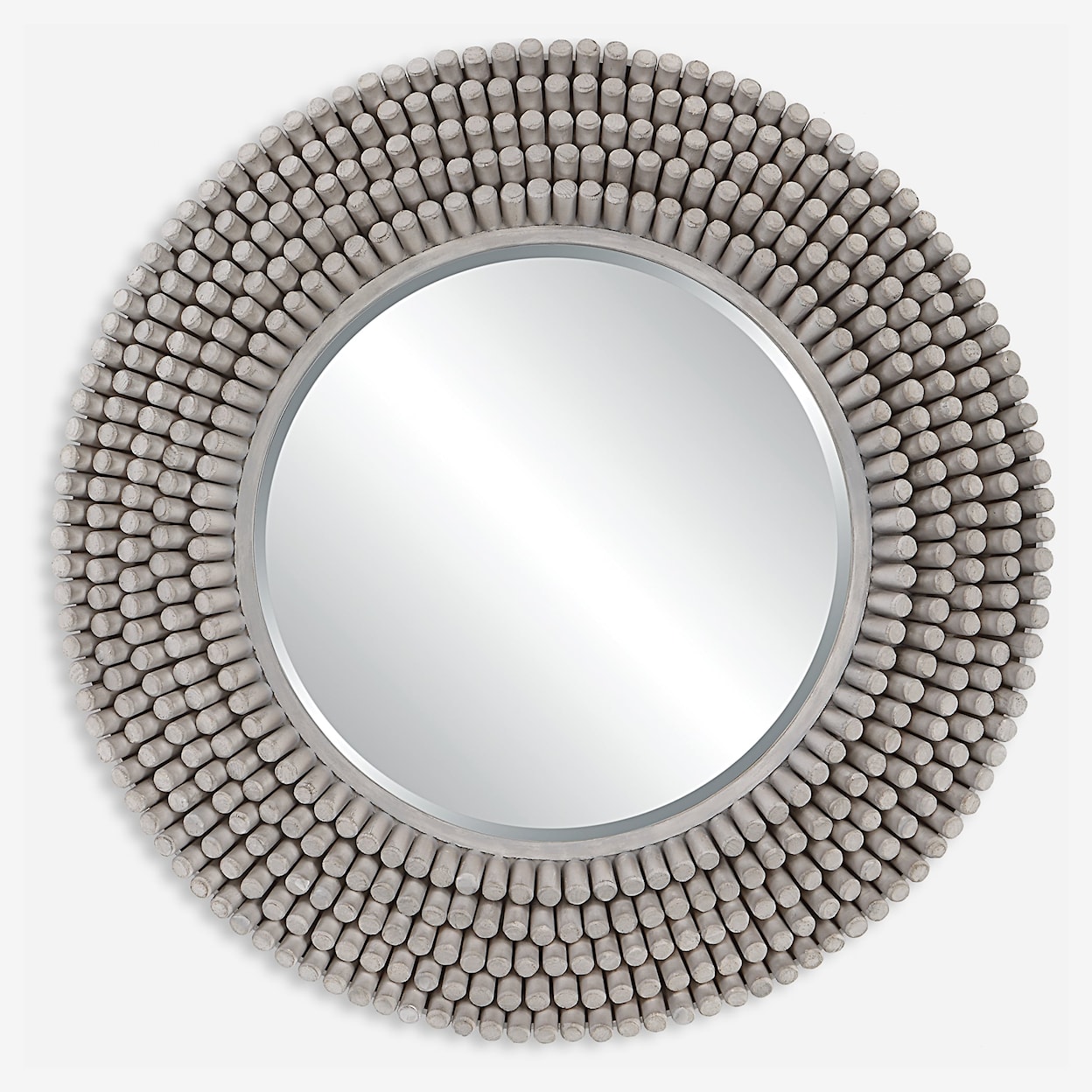 Uttermost Portside Portside Round Gray Mirror