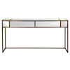 Uttermost Reflect Reflect Mirrored Console Table