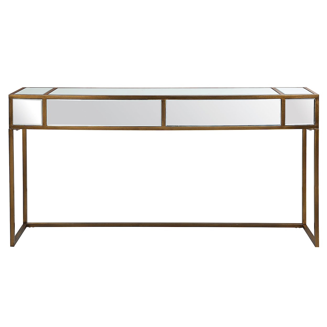 Uttermost Reflect Reflect Mirrored Console Table