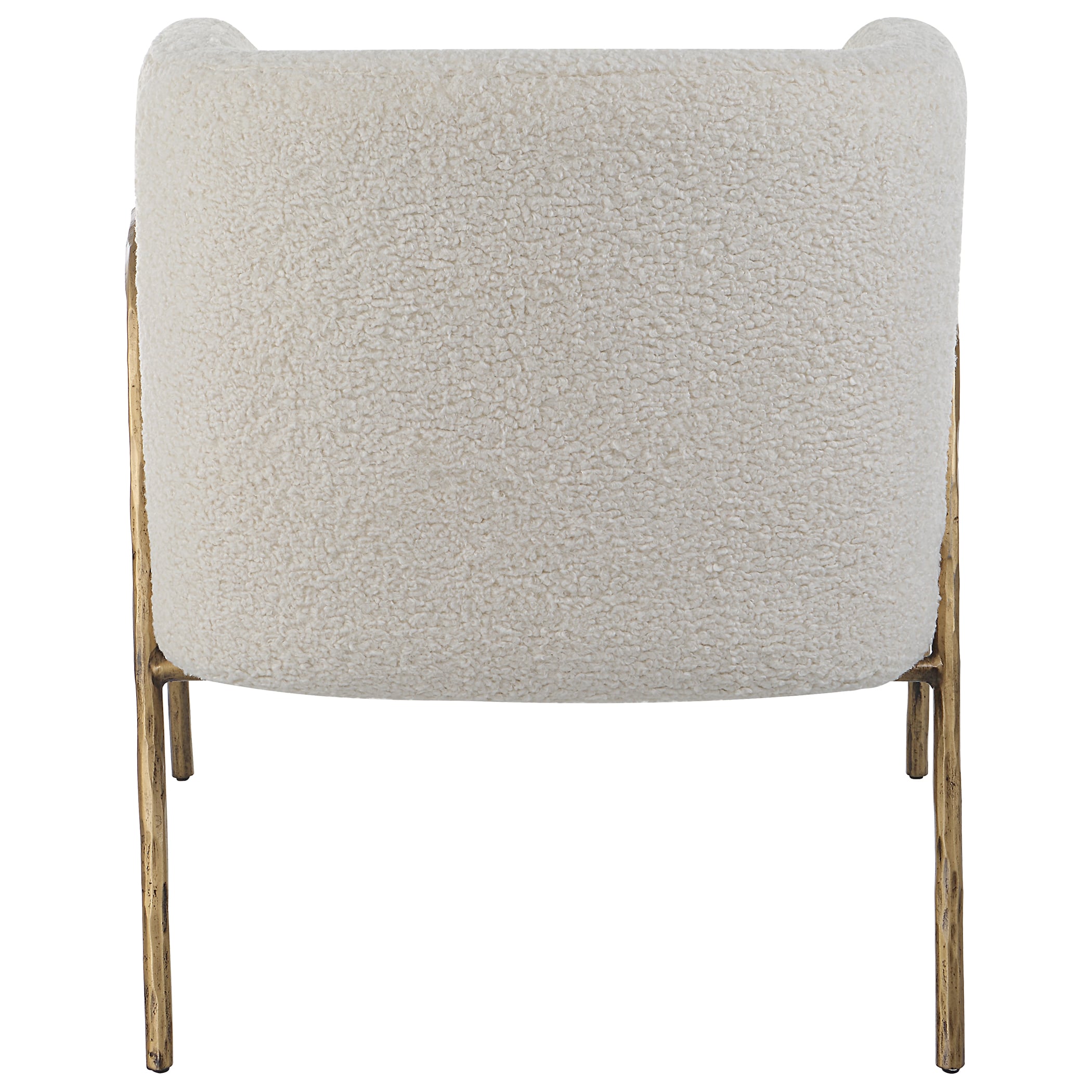 Uttermost Jacobsen Jacobsen Off White Shearling Accent Chair
