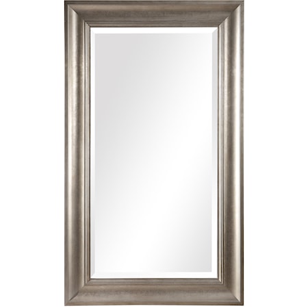 Palia Silver Leaf Wall Mirror