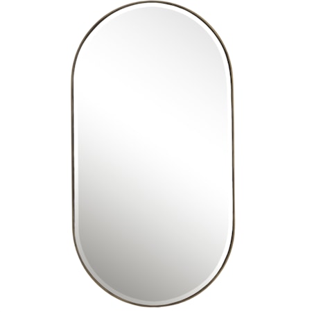 Lago Oval Gold Mirror