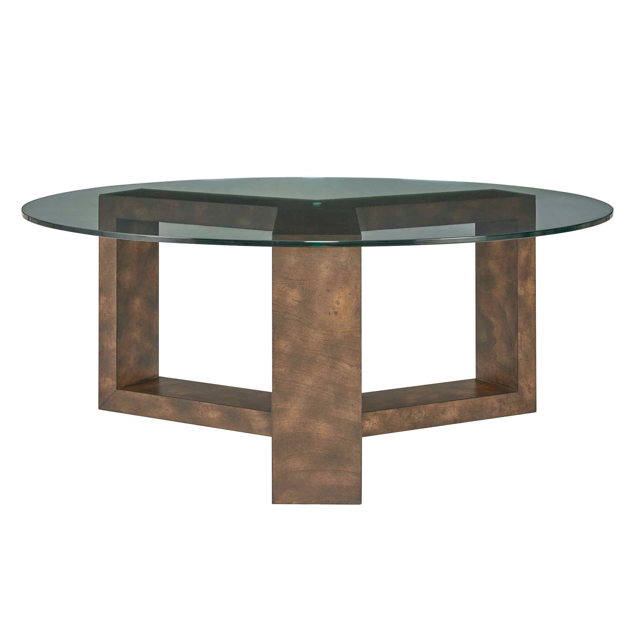 Ignis Round Glass Coffee Table