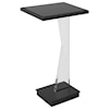 Uttermost Angle Angle Contemporary Accent Table