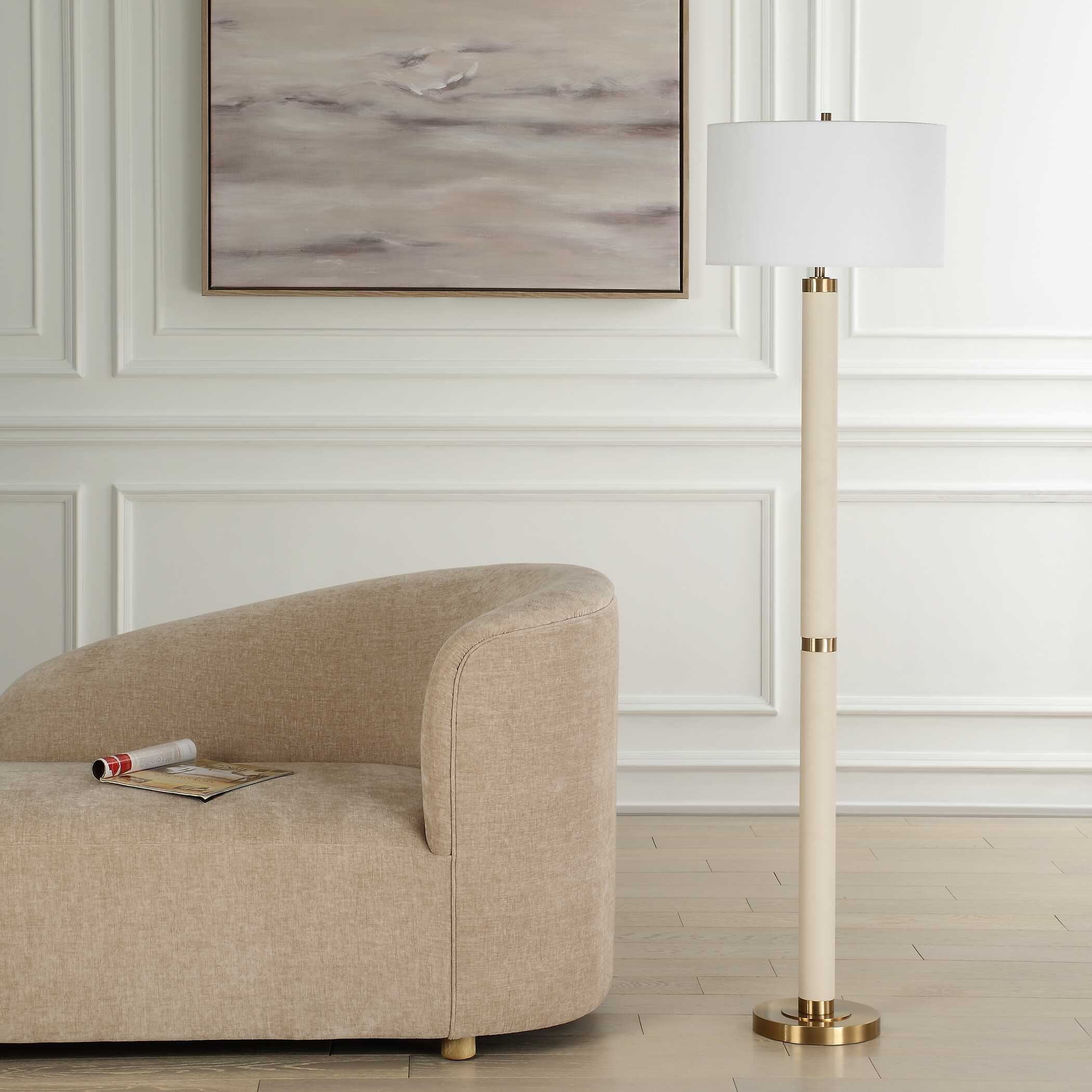Uttermost Wessex Wessex White Floor Lamp