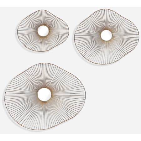 Avarie Gold Metal Wall Art