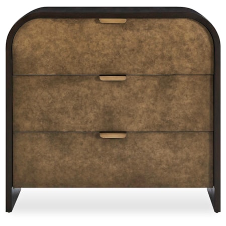 Byrams 3 Drawer Oak Chest