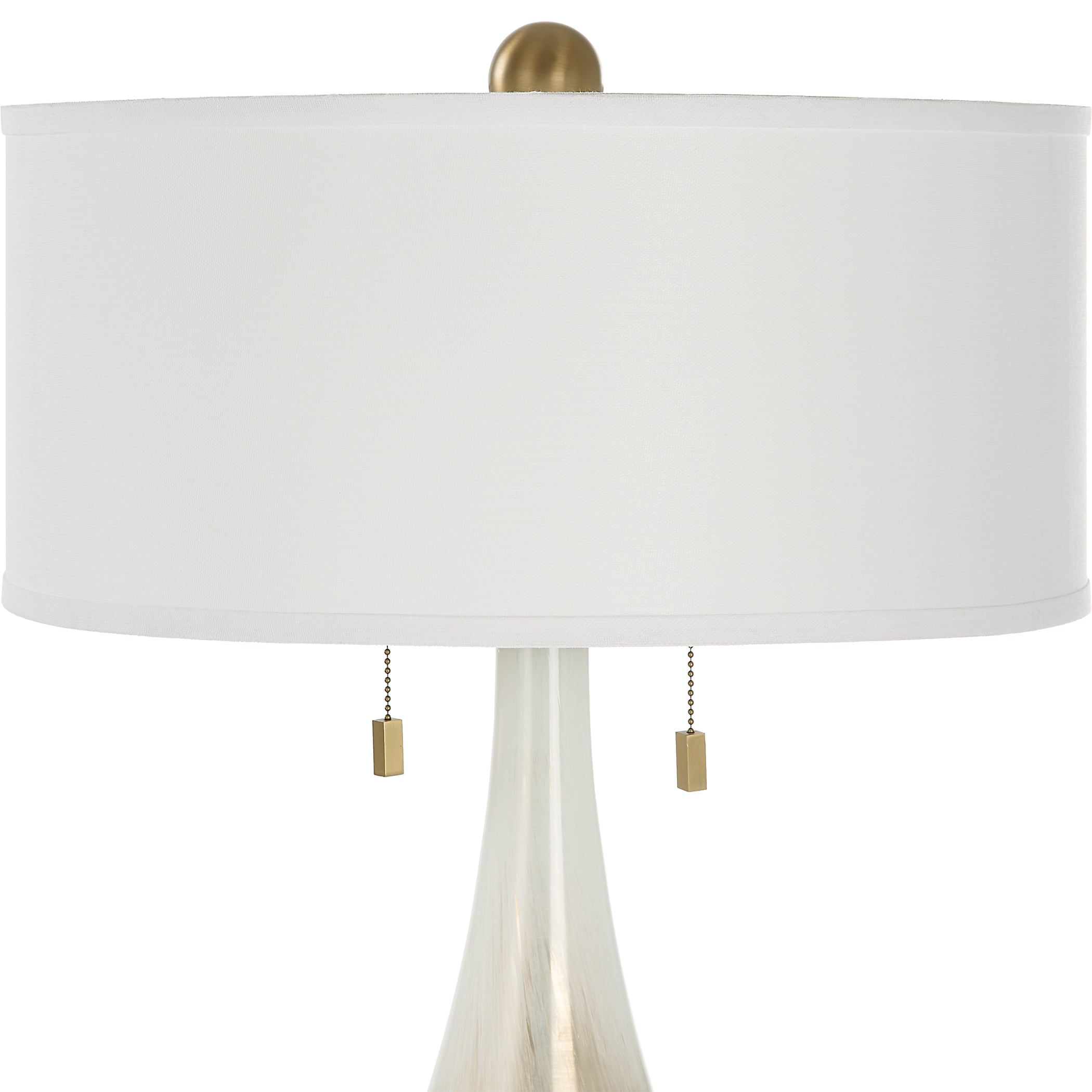 Cardoni Bronze Glass Table Lamp