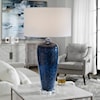 Uttermost Table Lamps Stargazer Cobalt Navy Table Lamp