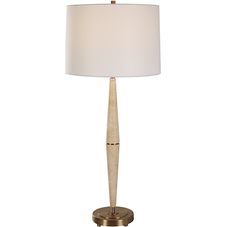 Palu Travertine Table Lamp