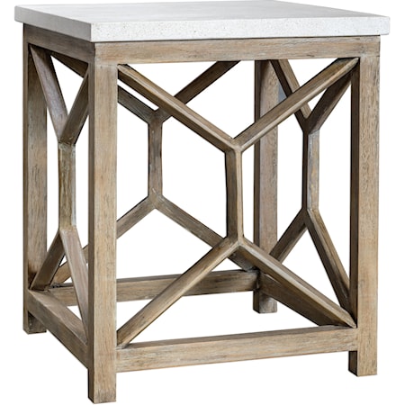 Catali Stone End Table