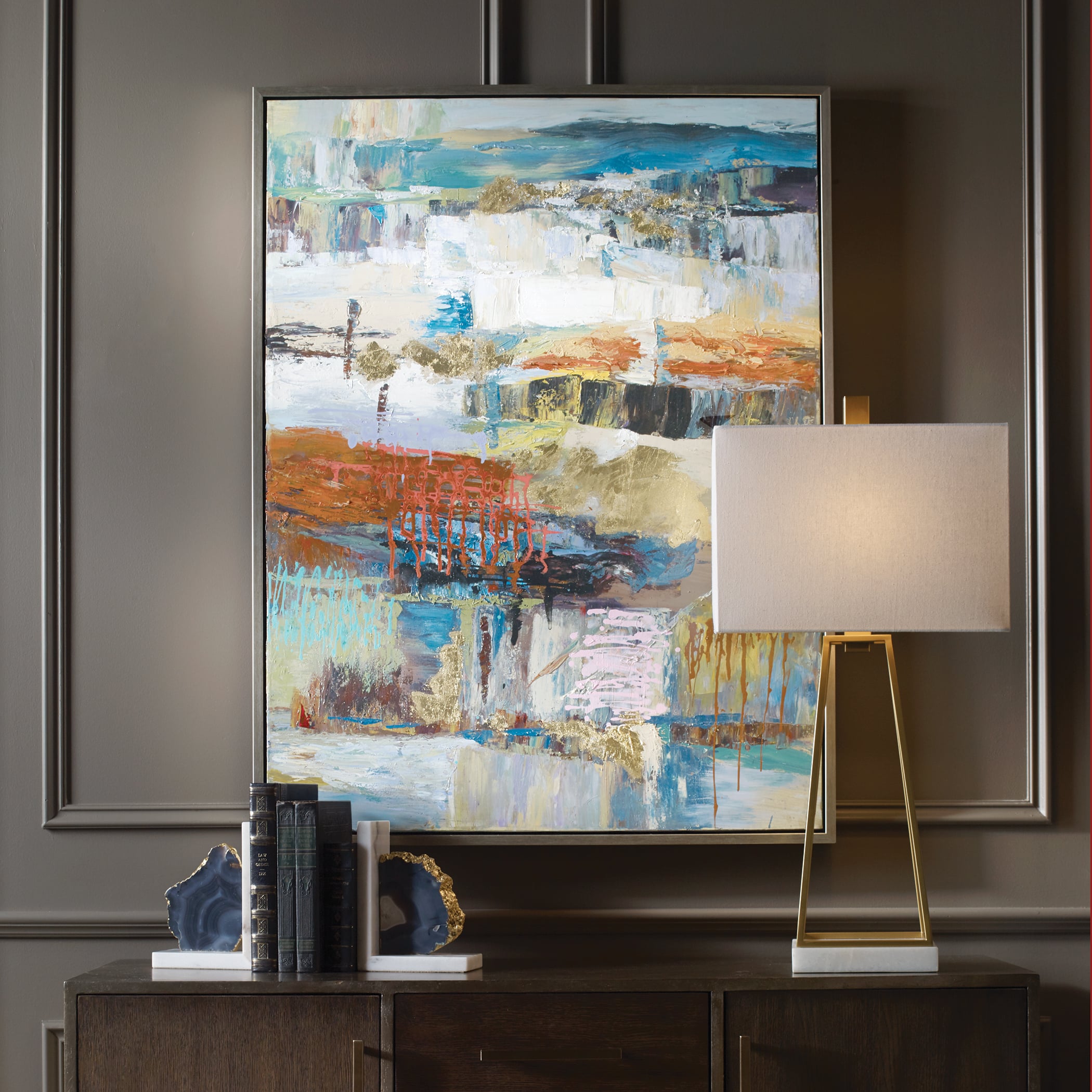 Uttermost Art Fiesta Hand Painted Canvas