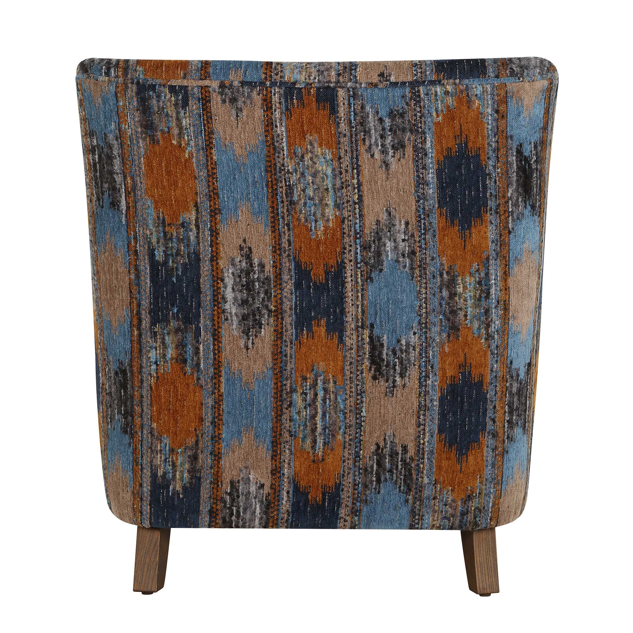 Uttermost Lainey Lainey Upholstered Ikat Armchair