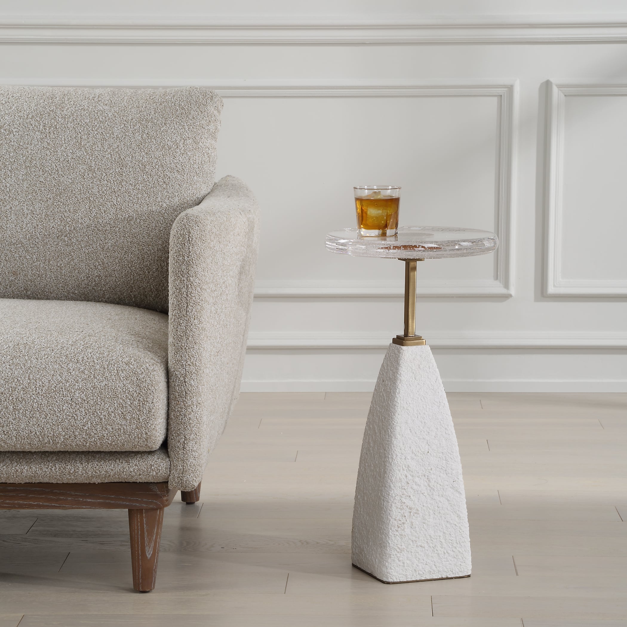 Sora Glass Drink Table