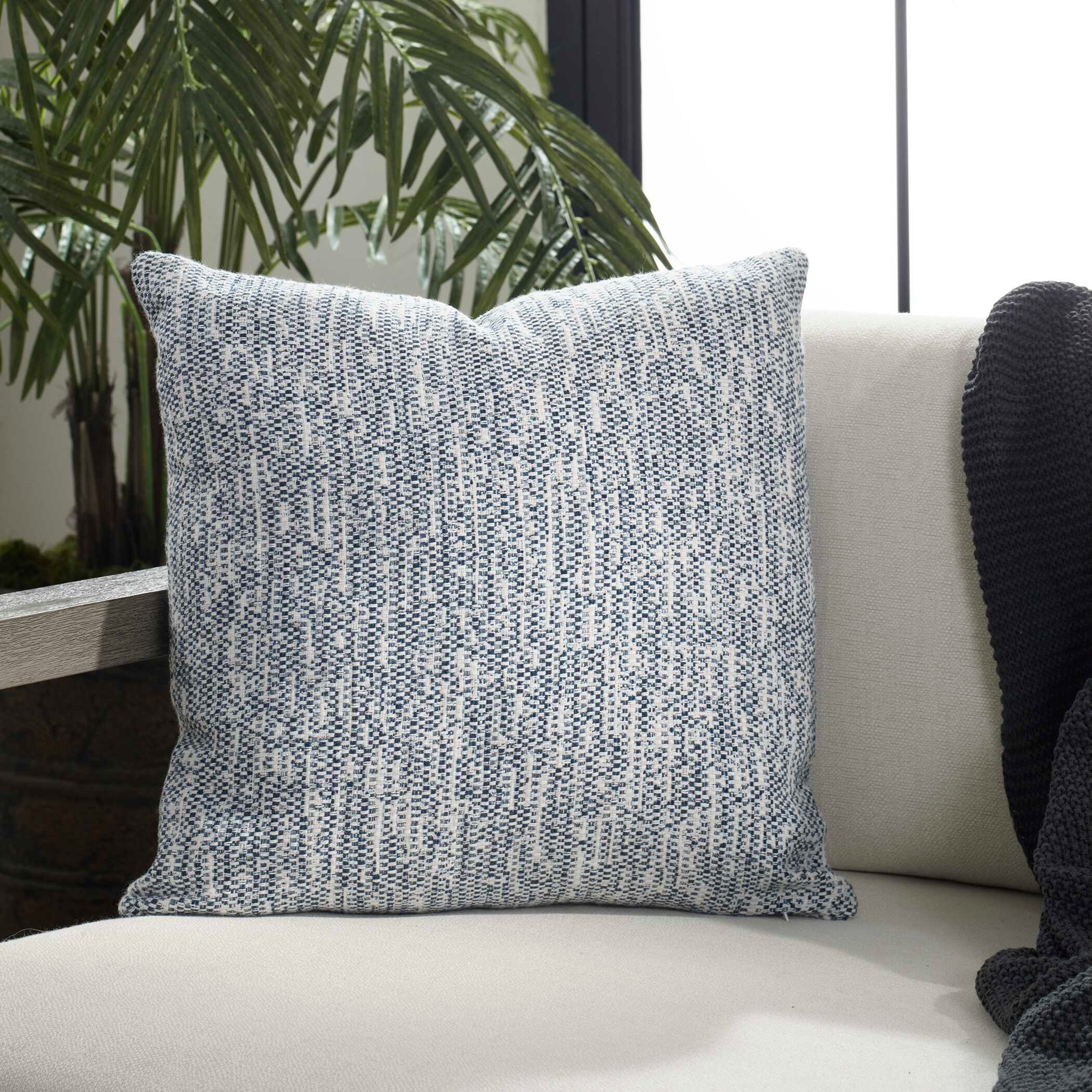 Zenith Indigo Outdoor Pillow