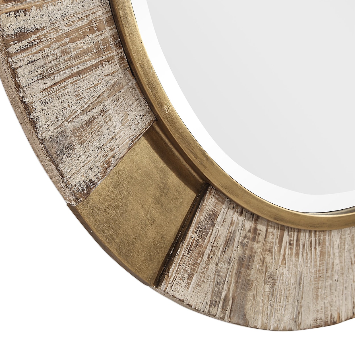 Uttermost Mirrors - Round Reuben Gold Round Mirror