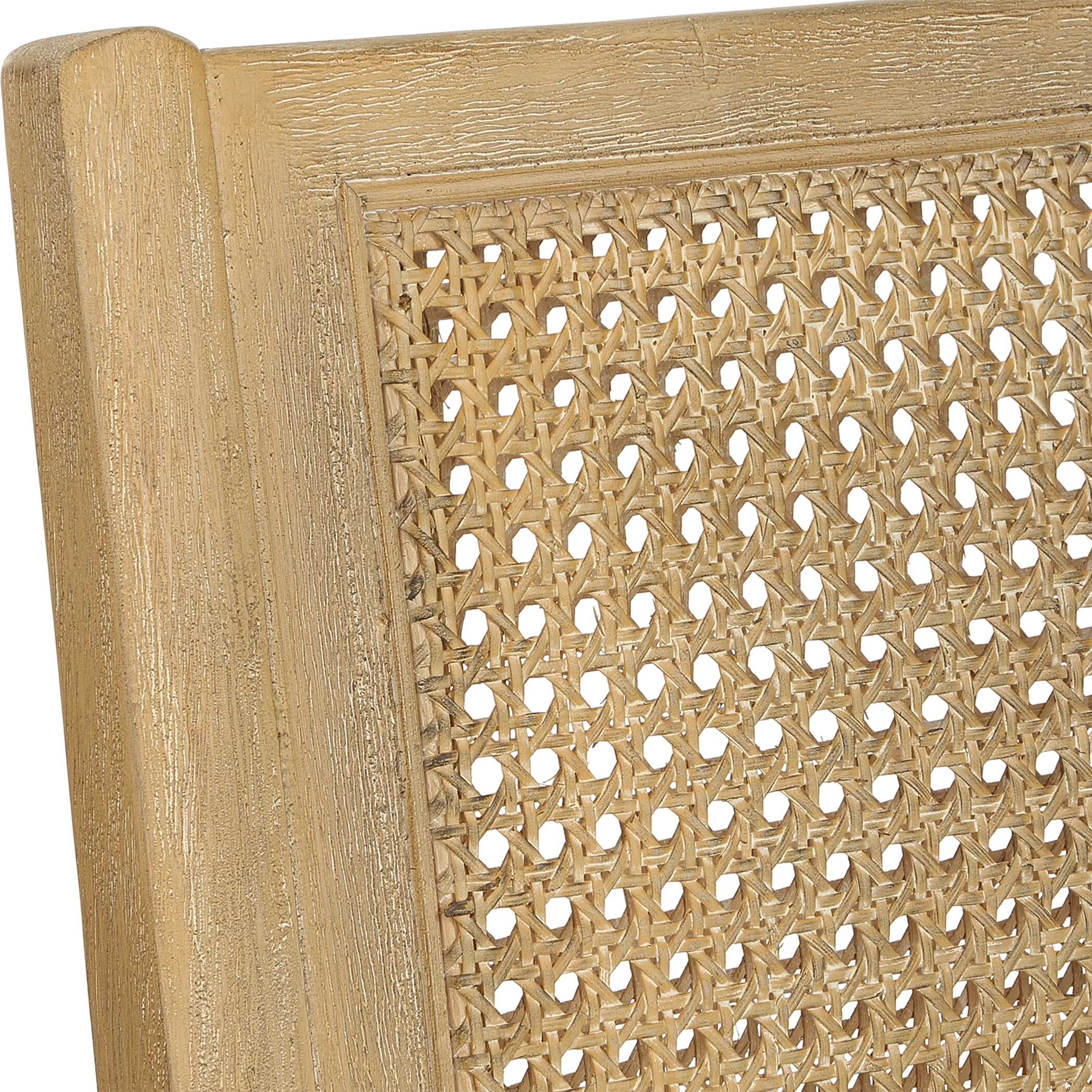 Uttermost Interweave Interweave Coastal Rattan Counter Stool