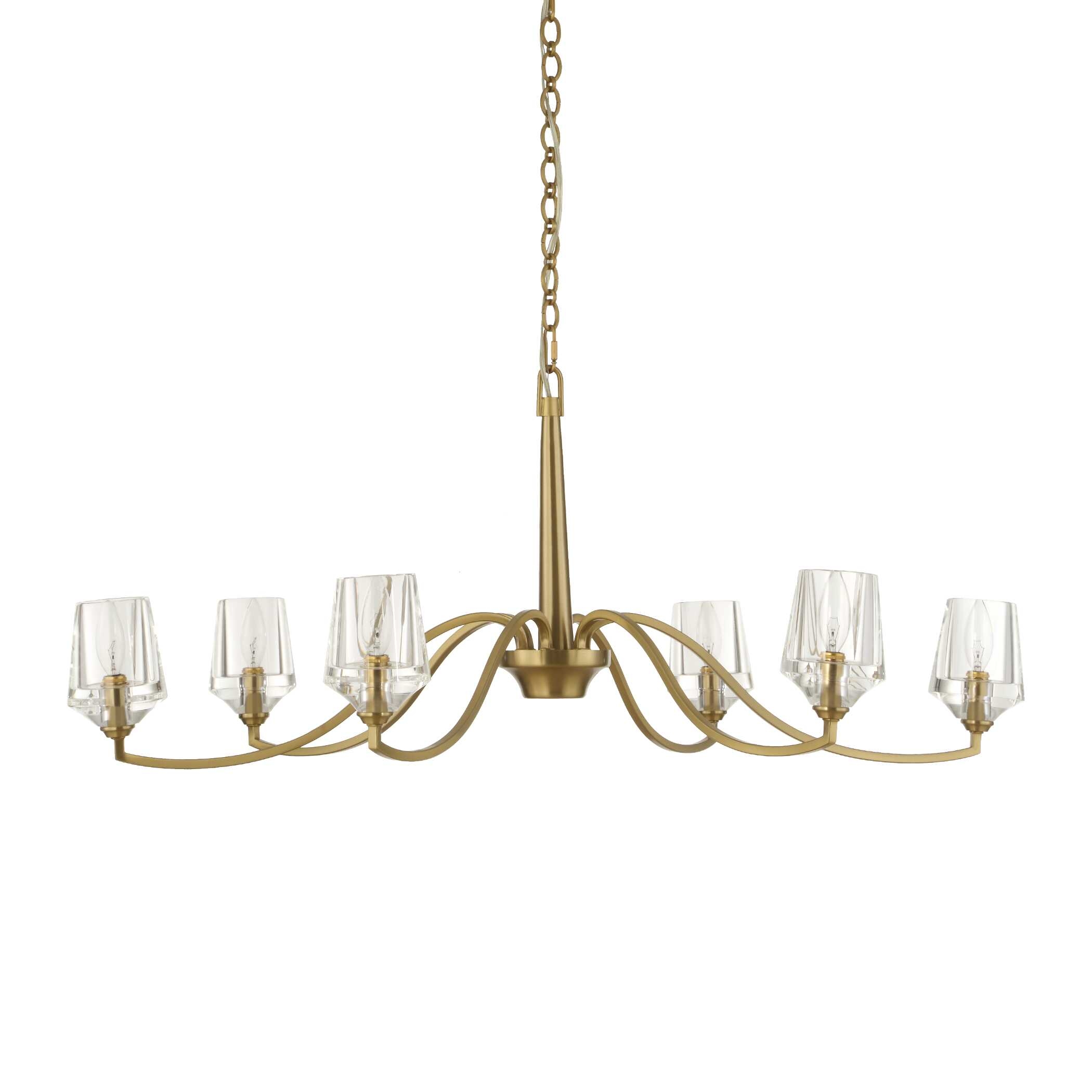 Uttermost Barcelona Barcelona 6 Light Brass Chandelier