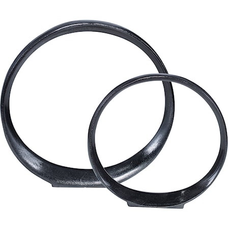 Orbits Black Ring Sculptures, S/2