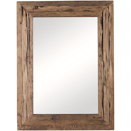 Rennick Rustic Wood Mirror