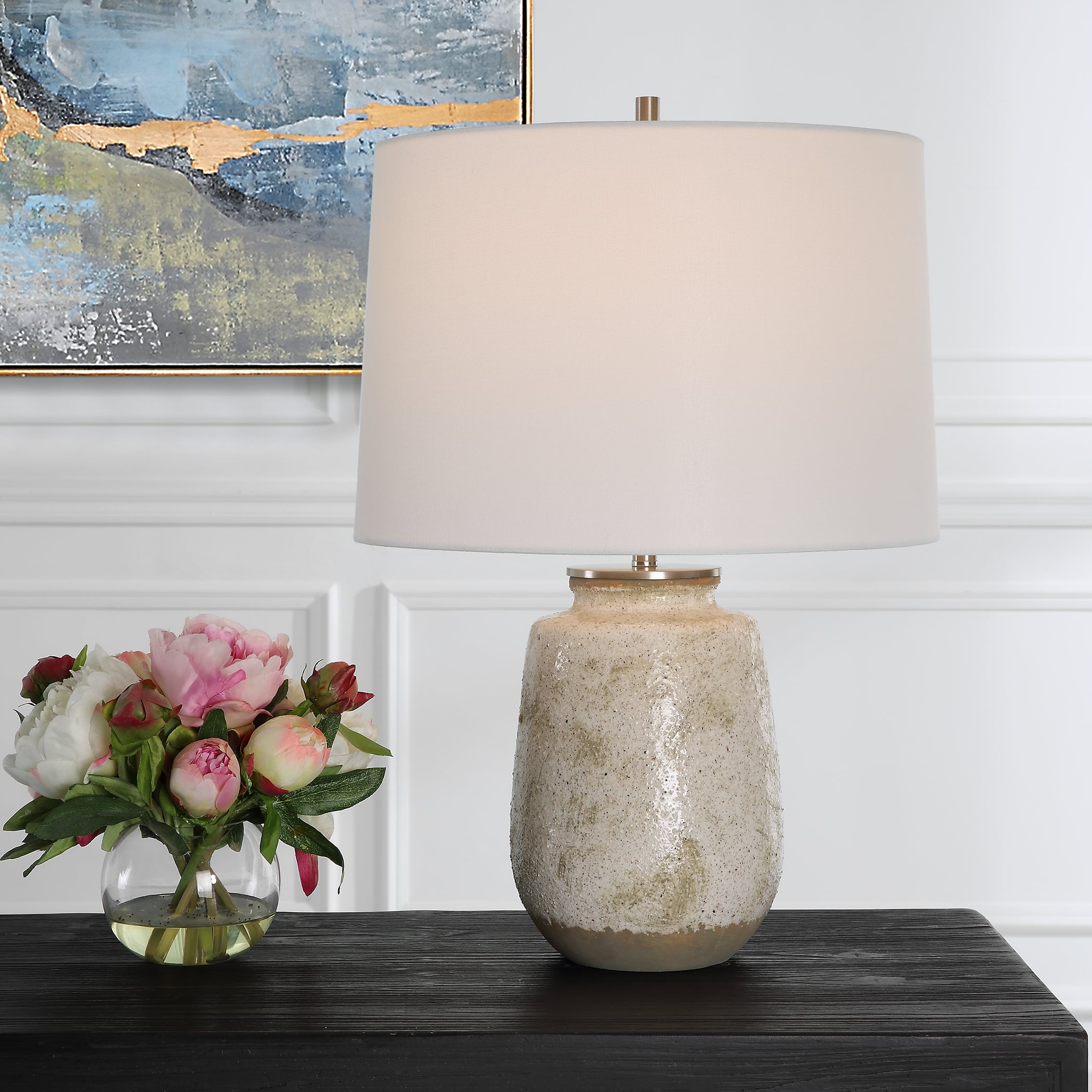 Uttermost Medan Medan Taupe & Gray Table Lamp
