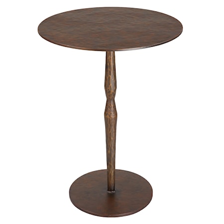 Industria Copper Bronze Accent Table