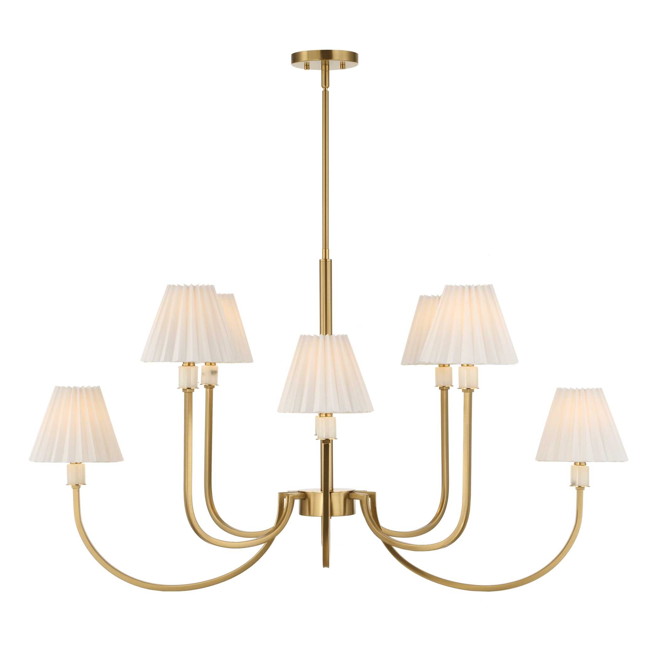 Uttermost Poppins Poppins 8 Light Brass Chandelier