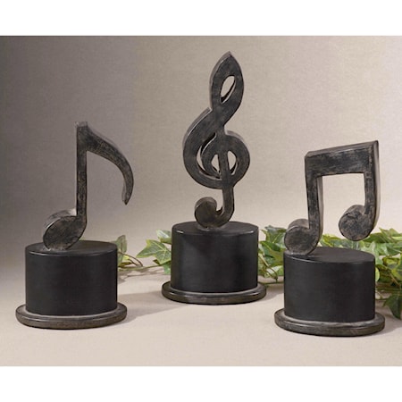 Music Notes Set of 3