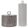 Uttermost Accessories Cyprien Ceramic Containers, S/2