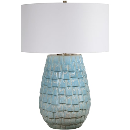 Talima Pastel Blue Table Lamp