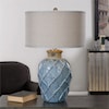 Uttermost Table Lamps Parterre Pale Blue Table Lamp