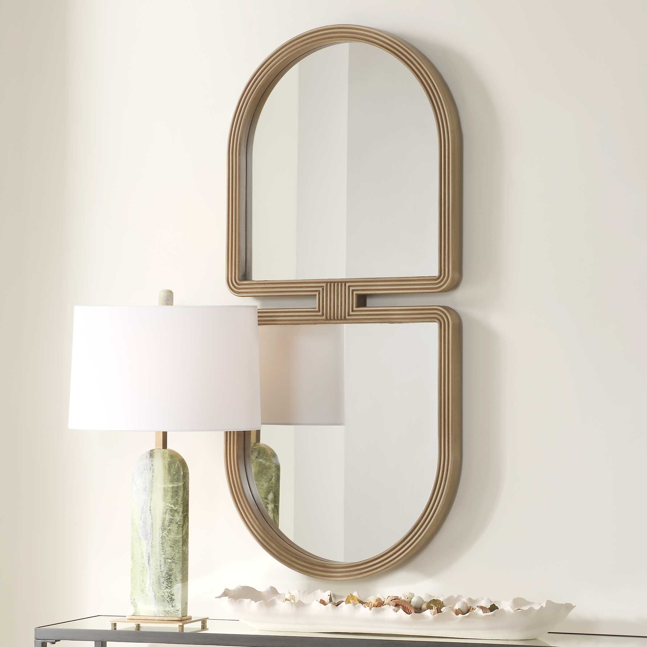 Jacques Art Deco Gold Mirror