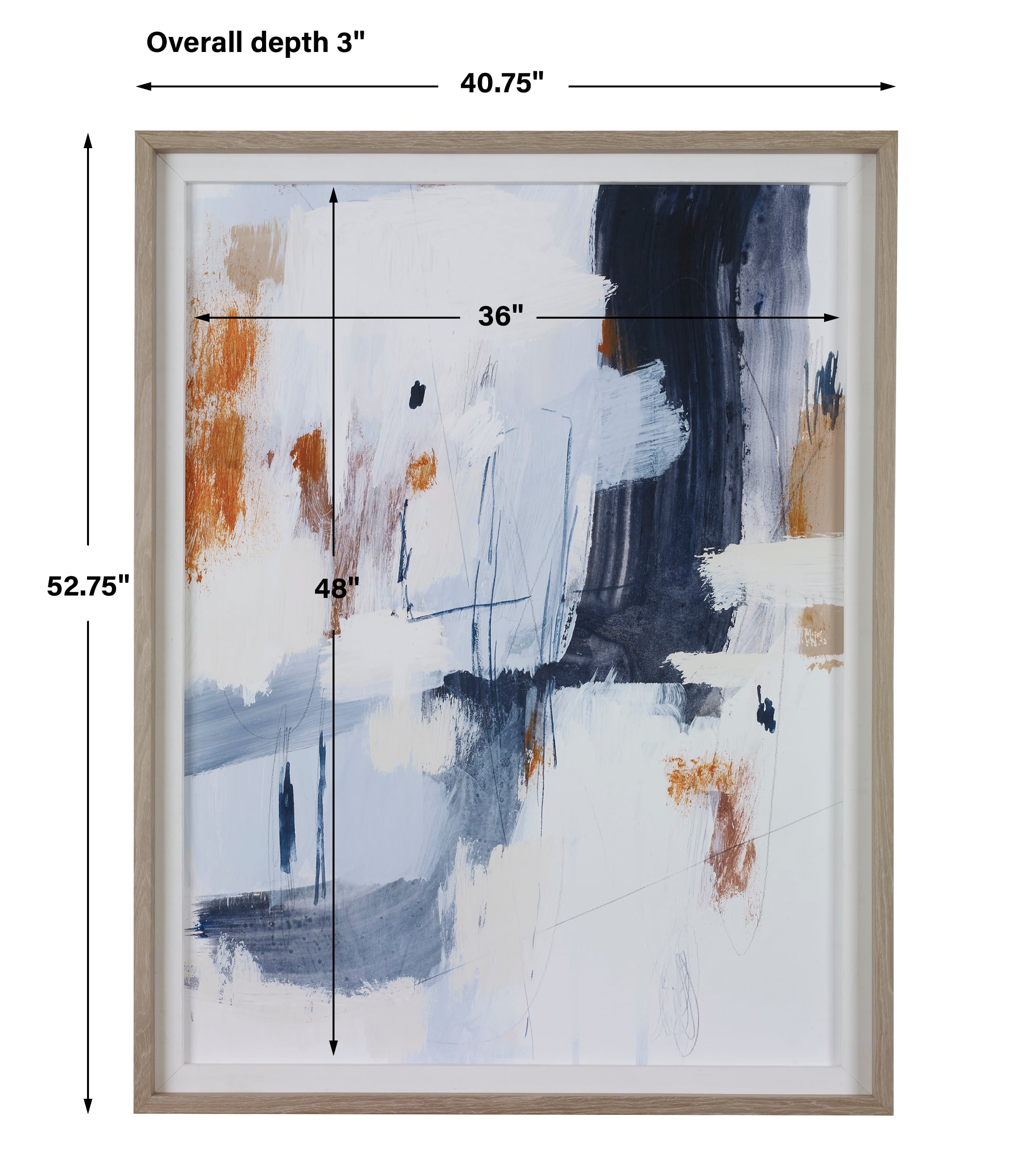 Uttermost Variant Variant Abstract Framed Print