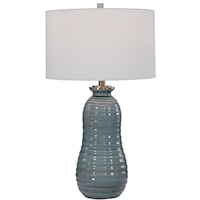 Zaila Light Blue Table Lamp