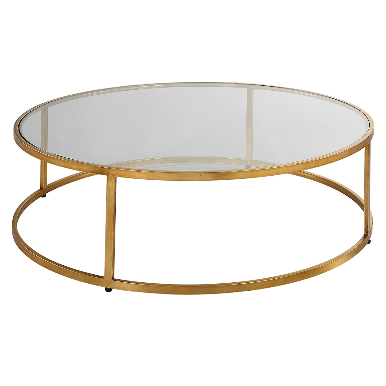 Uttermost Radius Radius Modern Circular Coffee Table