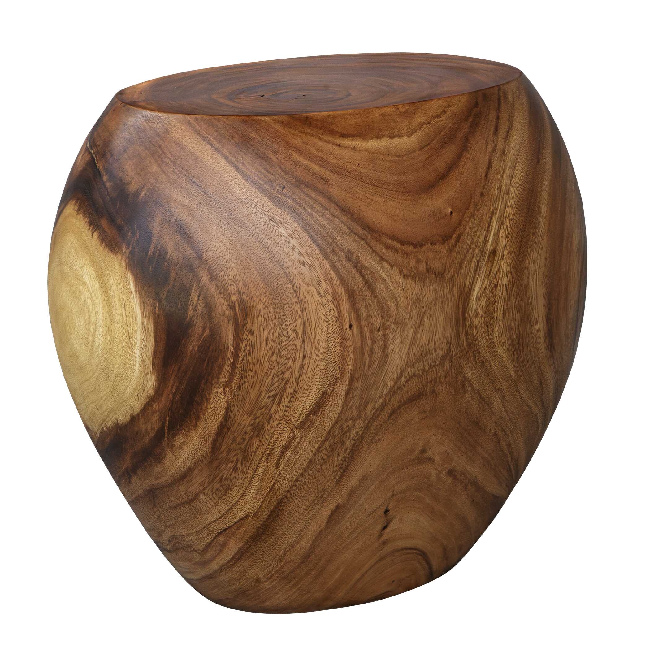Lomas Solid Wood Accent Stool