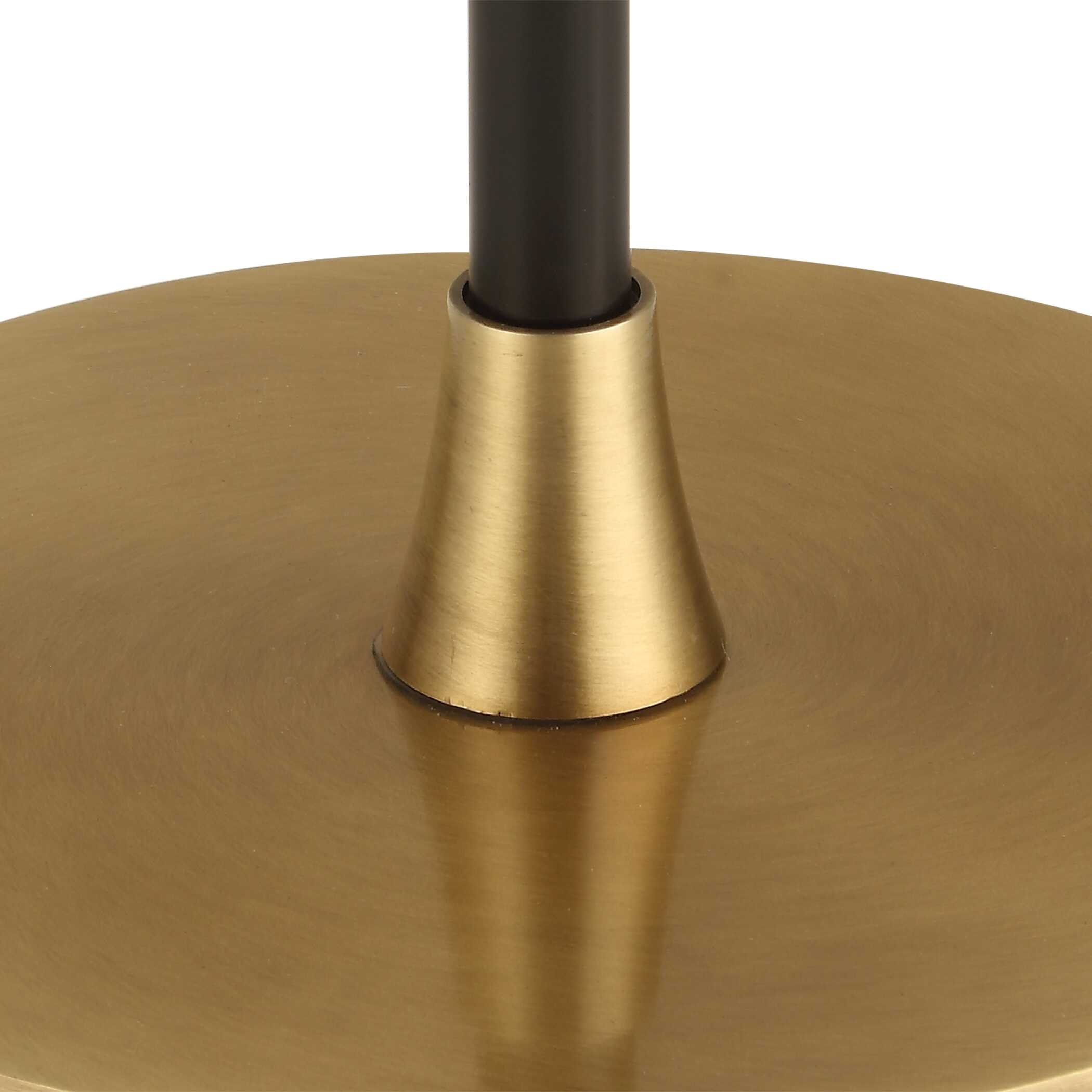 Uttermost Stowe Stowe Satin Black Floor Lamp