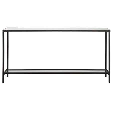 Hayley Black Console Table