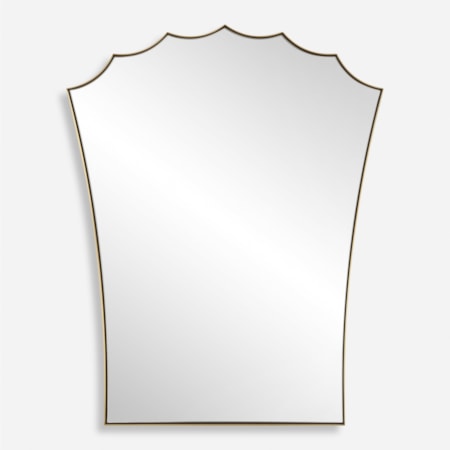 Monarch Scalloped Arched Vanity Mirror