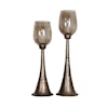 Uttermost Accessories - Candle Holders Badal Antiqued Gold Candleholders Set of 2