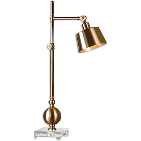 Laton Brushed Brass Task Lamp